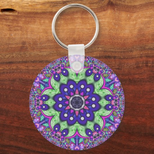 曼荼羅花 キーホルダー (裏面)