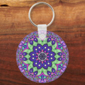 曼荼羅花 キーホルダー (正面)