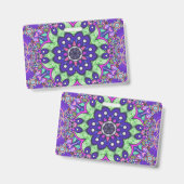 曼荼羅花 バッジ (表裏)