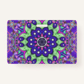 曼荼羅花 バッジ (裏面)