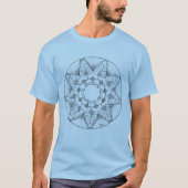 曼荼羅花 Tシャツ (正面)