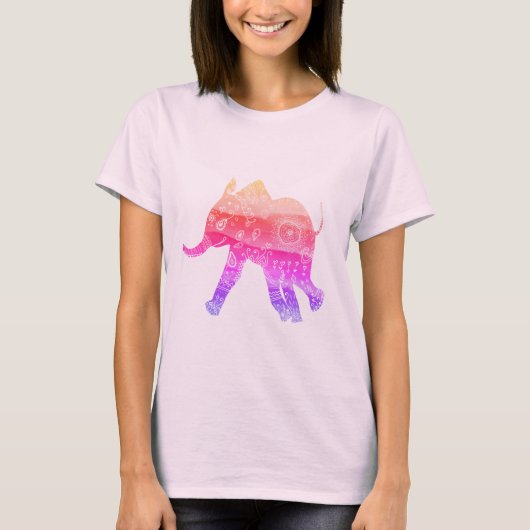 曼荼羅象Tシャツ Tシャツ (正面)