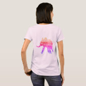 曼荼羅象Tシャツ Tシャツ (裏面フル)