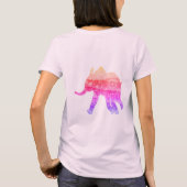 曼荼羅象Tシャツ Tシャツ (裏面)
