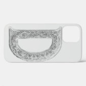 曼荼羅透明字母D - 高清字母 Case-Mate iPhoneケース (裏面 (横))