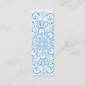 曼荼羅1のプロフィールカード スキニー名刺 (裏面)