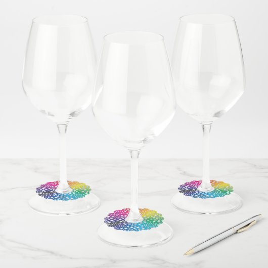 ○曼荼羅2 ワイングラスタグ (セット)