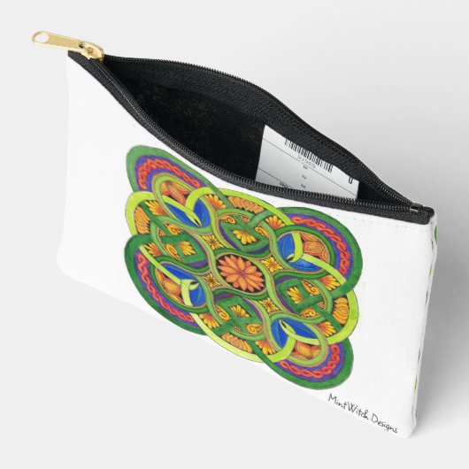 曼荼羅 アクセサリーポーチ (見開き)