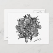 曼荼羅 |カスタマイズ可能 ポストカード (正面/裏面)