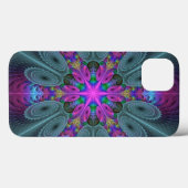 曼荼羅 カラフル フラクタル アート カレイドスコープ Case-Mate iPhoneケース (裏面 (横))