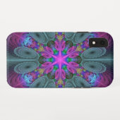 曼荼羅 カラフル フラクタル アート カレイドスコープ Case-Mate iPhoneケース (裏面(横))