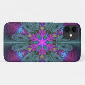 曼荼羅 カラフル フラクタル アート カレイドスコープ Case-Mate iPhoneケース (裏面(横))