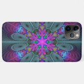 曼荼羅 カラフル 印象的 フラクタル アート カレイドスコープ Case-Mate iPhoneケース (裏面(横))