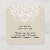 曼荼羅 スクエア名刺 (裏面)