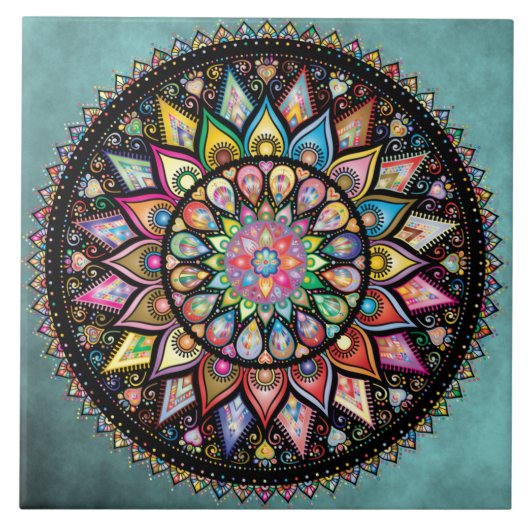 曼荼羅 タイル (正面)