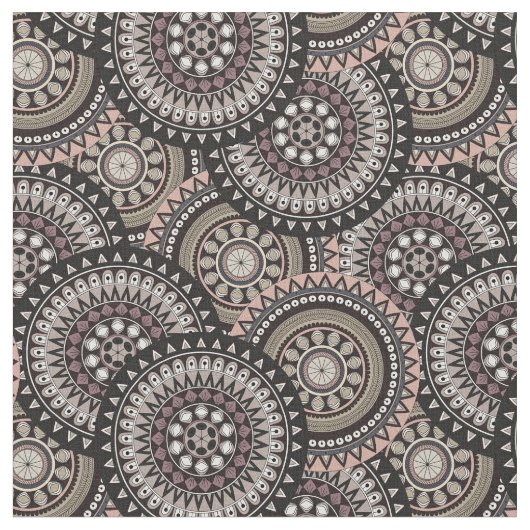 曼荼羅 ファブリック (クローズアップ)