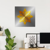 曼荼羅 ポスター (ホームオフィス)