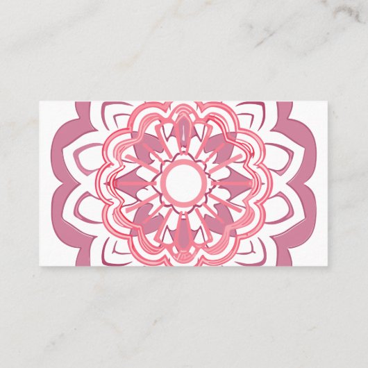 曼荼羅 名刺 (裏面)