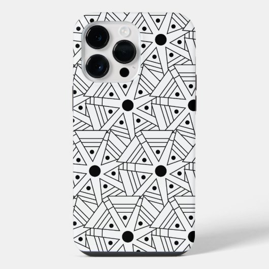 曼荼羅 幾何学模様  iPhoneケース (裏面)