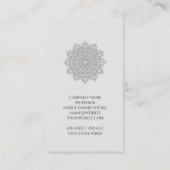 曼荼羅 |石板背景 |積み上げ石 名刺 (裏面)