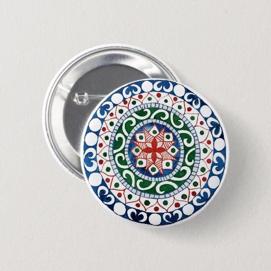 曼荼羅 缶バッジ (正面&裏面)