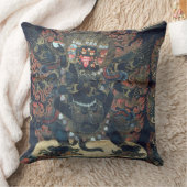 曼荼羅(色彩の鮮やかな羊皮紙) クッション (ブランケット)