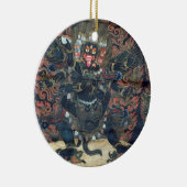 曼荼羅(色彩の鮮やかな羊皮紙) セラミックオーナメント (右)