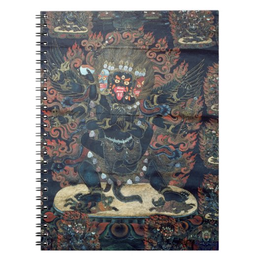 曼荼羅(色彩の鮮やかな羊皮紙) ノートブック (正面)