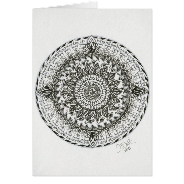 曼荼羅-魚類のジェミニZendalaカード (正面)