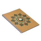 曼荼羅#1の螺線形ノート ノートブック (右側)