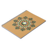 曼荼羅#1の螺線形ノート ノートブック (左側)