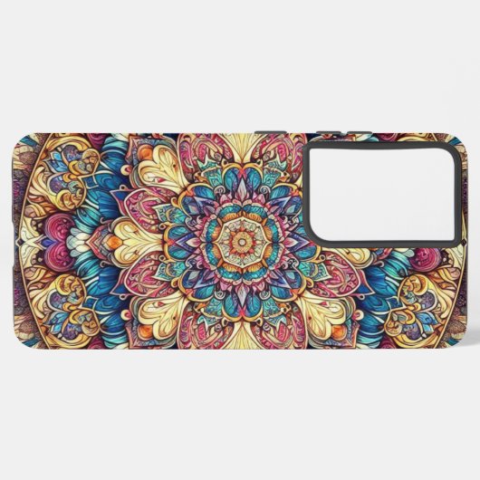 曼荼羅 SAMSUNG GALAXYケース (裏面横)