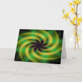 曼荼羅Greetingcard カード (黄色い花)