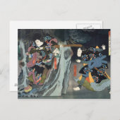 「曽我物語」の役者 ポストカード (正面/裏面)