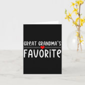 曾ひいばあちゃんの最も愛するもの カード (黄色い花)