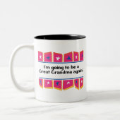 曾祖母があることを再度行くこと! ツートーンマグカップ (左)