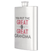曾祖母に素晴らしいの置きました フラスク (左)