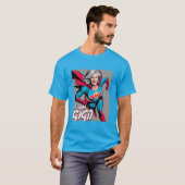 曾祖母はすごいスーパーヒーロー gigi tシャツ (正面フル)