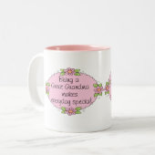 曾祖母毎日スペシャルを作りますであることは ツートーンマグカップ (正面左)