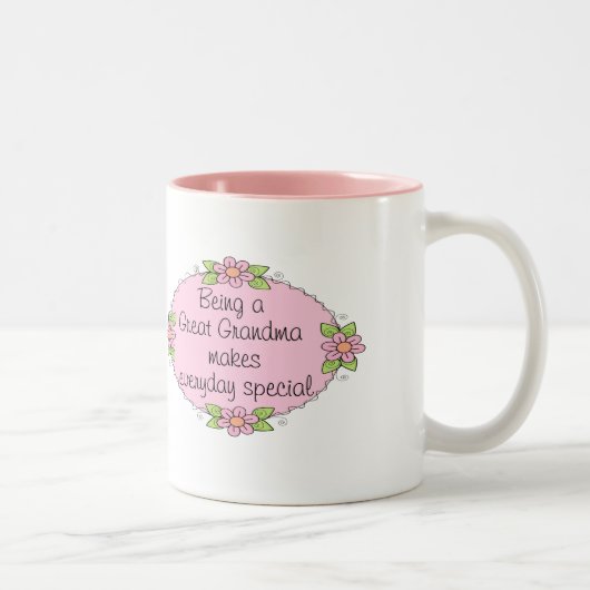 曾祖母毎日スペシャルを作りますであることは ツートーンマグカップ (右)