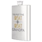 曾祖父に素晴らしいの置きました フラスク (左)