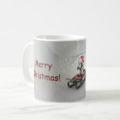 曾祖父のクリスマス- I愛ペンギン コーヒーマグカップ (正面左)