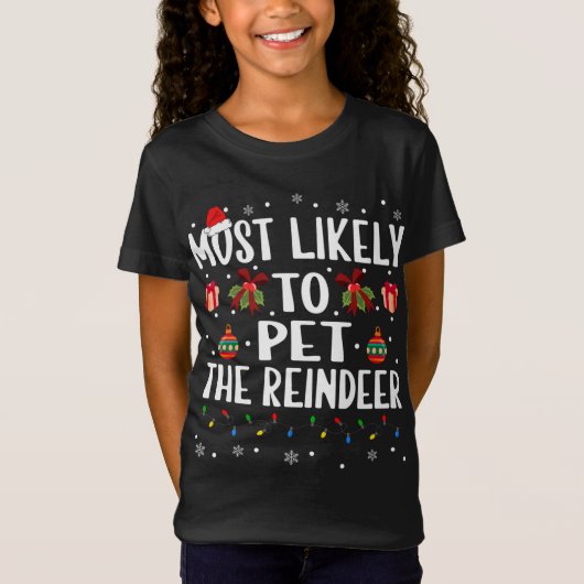 最おもしろいも人気の高いクリスマス Tシャツ (正面)