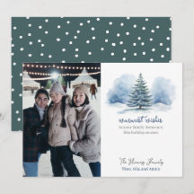 最もあたたかい願い 雪に覆われた常緑樹