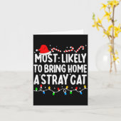 最もありそうな、クリスマスに似合う野良猫を家に連れて帰る, カード (黄色い花)