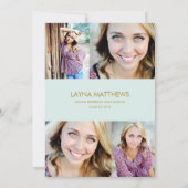 最もおしゃべりな |卒業招待状 招待状 (裏面)