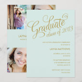 最もおしゃべりな |卒業招待状 招待状 (正面/裏面)