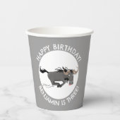 最もおもしろい激しパーソナライズされたい誕生日 紙コップ (正面)