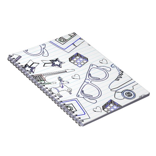 最もおもしろい80年代ドードルタイムアートエピック ノートブック (右側)