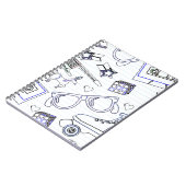 最もおもしろい80年代ドードルタイムアートエピック ノートブック (左側)